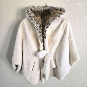 Mink Leopard coat jacket RARE